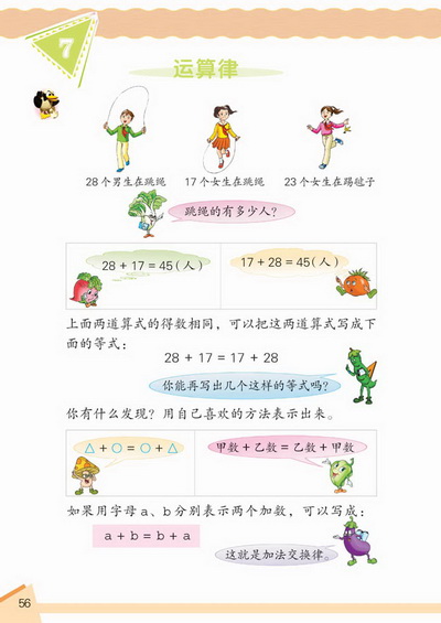 7 运算率(第56页)