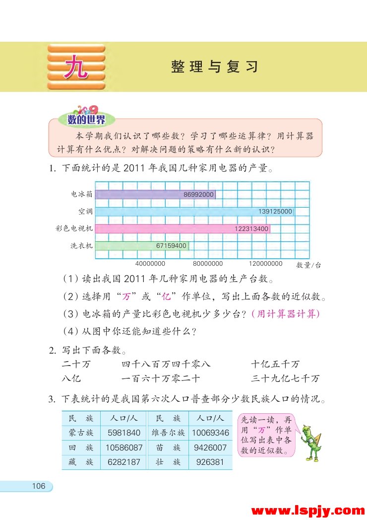 九 整理与复习(第106页)