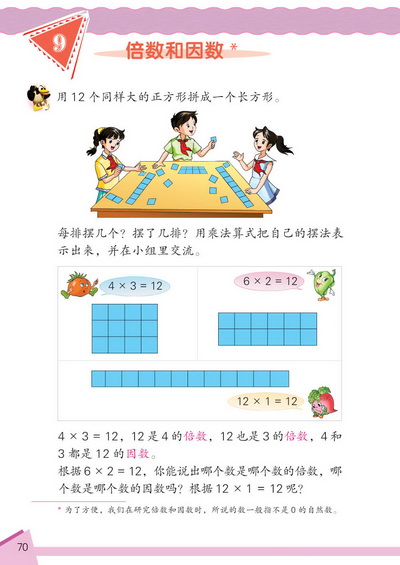 9 倍数和因数(第70页)