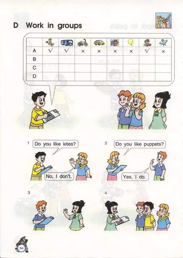 Unit4 I like(第34页)