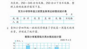 苏教版四年级数学上册(旧版)电子课本9 统计与可能性(第82页)