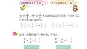 苏教版六年级数学上册(旧版)电子课本3 分数乘法(第45页)