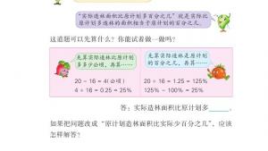 苏教版六年级数学上册电子课本六 百分数(第93页)