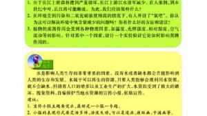 苏教版七年级生物上册(旧版)电子课本-苏教版初一生物上册(旧版)电子课本第二节 绿色植物与生物圈的物质循环(第106页)
