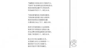 苏教版高一语文必修一电子课本相信未来/食指/(第5页)