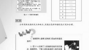 苏教版九年级物理下册电子课本-苏教版初三物理上册电子课本一、信息与信息传播(第64页)