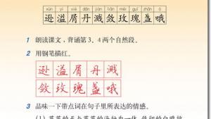 苏教版六年级语文下册电子课本2、三亚落日(第9页)