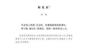 苏教版九年级语文上册电子课本-苏教版初三语文上册电子课本诵读欣赏 词二首(第207页)