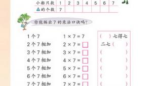 苏教版二年级数学上册(旧版)电子课本八 乘法口诀和口诀求商（二）(第62页)