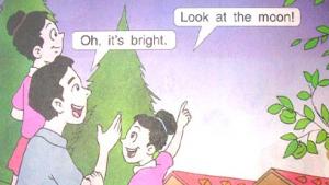 苏教版二年级英语2A电子课本Unit 3 look at the moon(第9页)