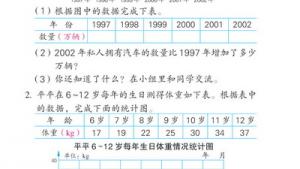 苏教版四年级数学下册(旧版)电子课本12 统计(第100页)
