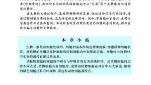 苏教版七年级生物上册(旧版)电子课本-苏教版初一生物上册(旧版)电子课本第二节 人和动物细胞的结构和功能(第39页)