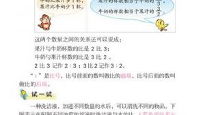 苏教版六年级数学上册(旧版)电子课本5 认识比(第68页)