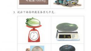 苏教版三年级数学上册(旧版)电子课本3 千克和克(第31页)