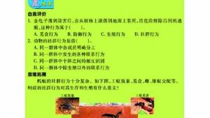 苏教版八年级生物上册(旧版)电子课本-苏教版初二生物上册(旧版)电子课本第一节 动物行为的主要类型(第63页)