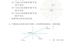 苏教版六年级数学下册电子课本五 确定位置(第53页)