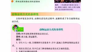 苏教版八年级生物上册(旧版)电子课本-苏教版初二生物上册(旧版)电子课本第一节 定位运动方式的多样性(第50页)