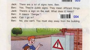 苏教版六年级英语6A电子课本Unit1 public signs(第6页)