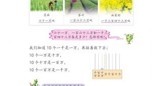 苏教版四年级数学下册电子课本二 认识多位数(第10页)
