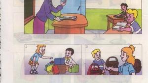 苏教版三年级英语3A电子课本Unit9 on and off(第55页)