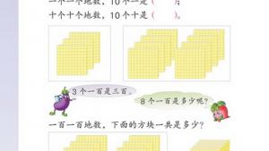 苏教版二年级数学下册(旧版)电子课本二 认数(第8页)