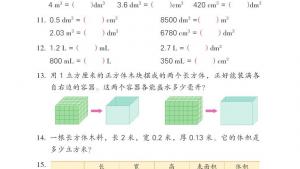 苏教版六年级数学上册电子课本一 长方体和正方体(第21页)