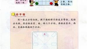 苏教版二年级数学下册电子课本三 认识方向(第25页)