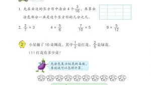 苏教版六年级数学上册电子课本二 分数乘法(第29页)