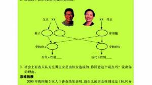 苏教版八年级生物上册(旧版)电子课本-苏教版初二生物上册(旧版)电子课本第三节 人的性别决定(第38页)