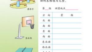 苏教版二年级数学下册(旧版)电子课本五 认识方向(第51页)