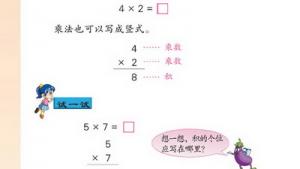 苏教版二年级数学上册(旧版)电子课本八 乘法口诀和口诀求商（二）(第64页)