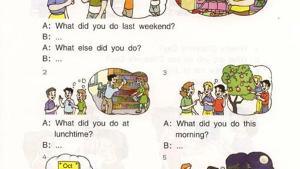 苏教版六年级英语6A电子课本Unit8 review and check(第63页)