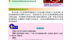 苏教版八年级生物下册(旧版)电子课本-苏教版初二生物下册(旧版)电子课本第一节 源远流长的发酵技术(第3页)