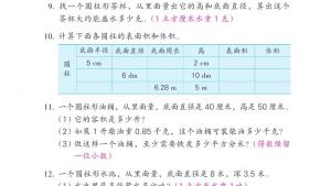 苏教版六年级数学下册电子课本二 圆柱和圆锥(第18页)