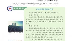 苏教版高一化学2电子课本第四单元 太阳能、生物质能和氢能的利用(第48页)