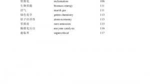苏教版高二化学与技术电子课本附录 中英文名词对照(第123页)
