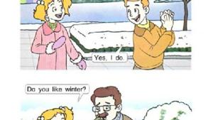 苏教版二年级英语2B电子课本Unit1 do you like winter?(第3页)