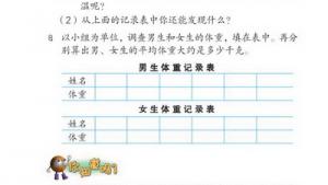 苏教版三年级数学下册(旧版)电子课本10 统计(第97页)