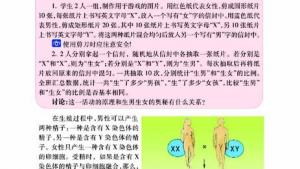 苏教版八年级生物上册(旧版)电子课本-苏教版初二生物上册(旧版)电子课本第三节 人的性别决定(第37页)