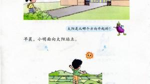 苏教版二年级数学下册电子课本三 认识方向(第18页)