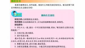 苏教版七年级生物上册(旧版)电子课本-苏教版初一生物上册(旧版)电子课本第二节 植物根的生长(第61页)