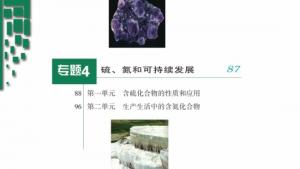 苏教版高一化学1电子课本封面/前言/目录