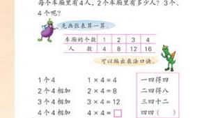 苏教版二年级数学上册(旧版)电子课本二 乘法口诀（一）(第8页)