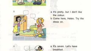 苏教版四年级英语4A电子课本Unit9 what’s the matter ?(第69页)