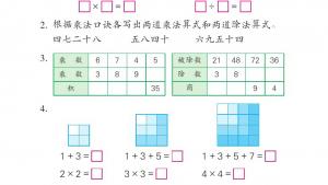 苏教版二年级数学上册电子课本六 表内乘法和表内除法（二）(第87页)