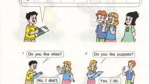 苏教版四年级英语4A电子课本Unit4 I like(第34页)