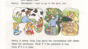 苏教版六年级英语6A电子课本Unit5 on the farm(第38页)