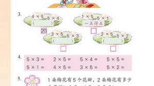 苏教版二年级数学上册(旧版)电子课本二 乘法口诀（一）(第14页)