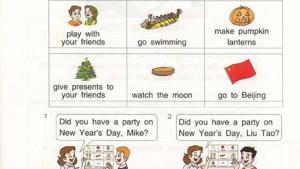 苏教版六年级英语6A电子课本Unit6 holidays(第51页)