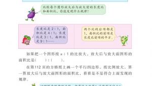 苏教版六年级数学下册电子课本面积的变化(第49页)